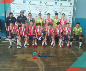 Futsal Sub 15 de Renascença é campeão da Copa Palma Sola de Futsal nas categorias de base